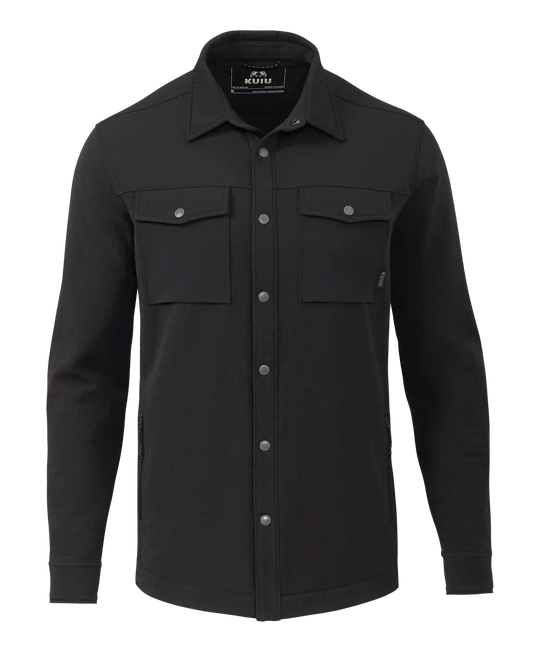 Blockfield Fleece Shirt Jacket | Black