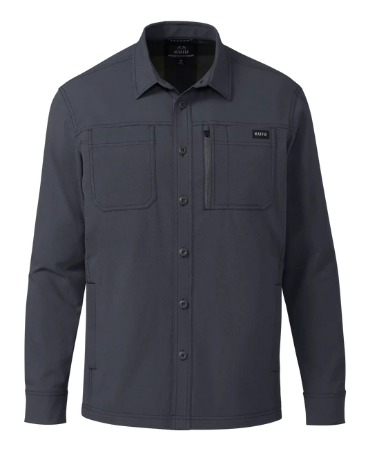 Motive Flannel Lined Shirt Jacket | Steel Blue