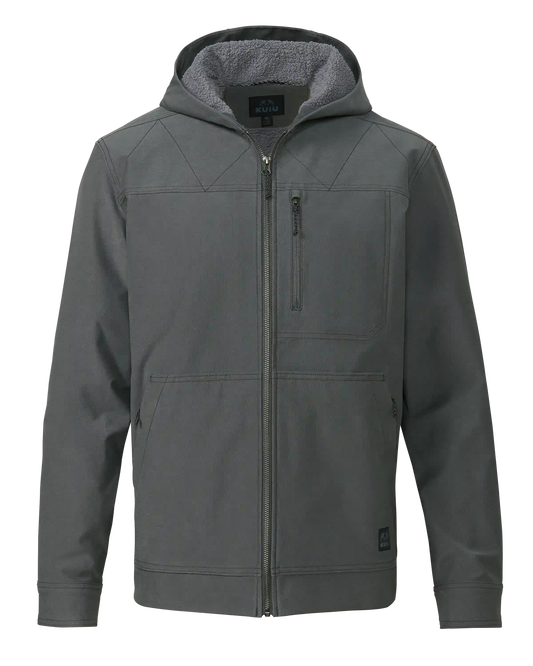 Brawley Hooded Fleece Jacket | Gunmetal