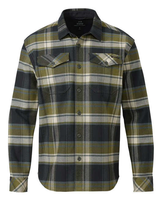 Flannel Heavyweight Shirt | Verde Check Plaid