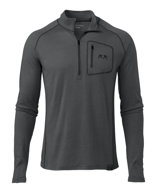 ULTRA Merino 145 Zip-T Hunting Shirt | Gunmetal