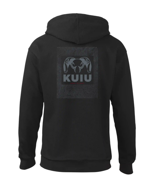 KUIU Topo Back Logo Hoodie | Black