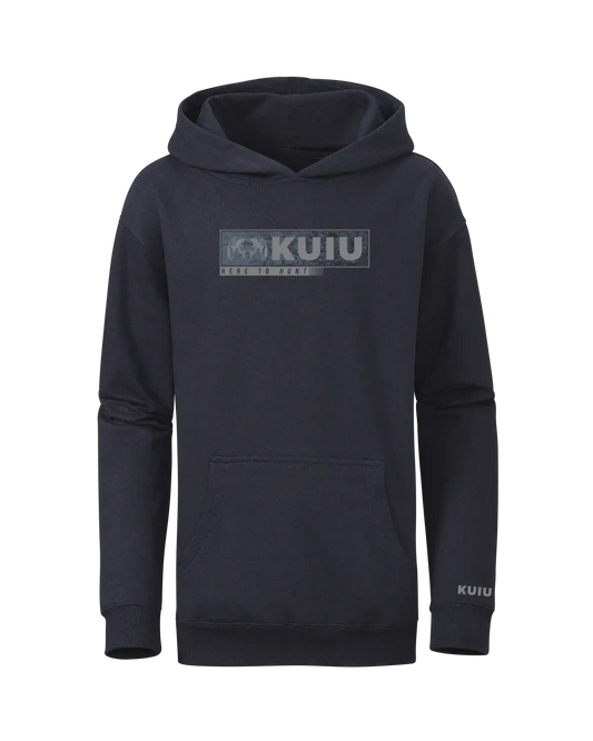 Youth Here to Hunt Gritstone Hoodie | Navy