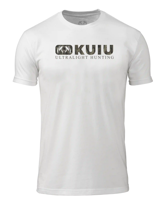 KUIU Veros Block Logo T-Shirt | White