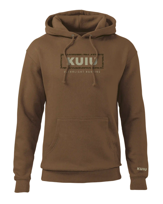 KUIU Box Logo Hoodie | Saddle