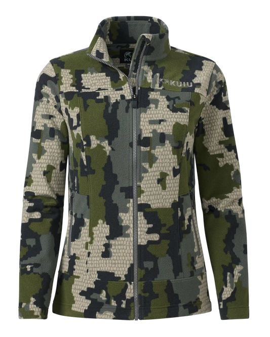 Women's Border Fleece Full Zip | Verde